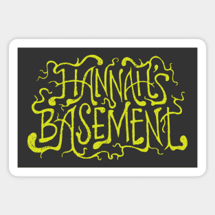 Hannah's Basement [gold] Magnet